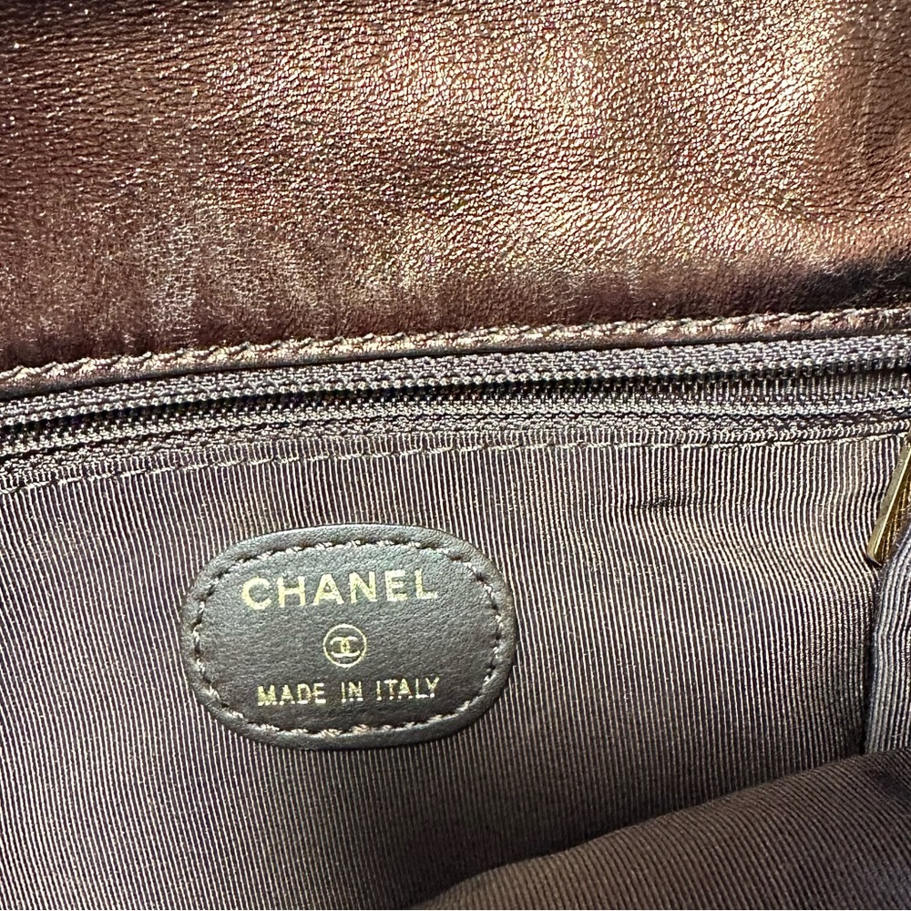 Chanel Metallic Calfskin Messenger Bag - Picture 8 of 10